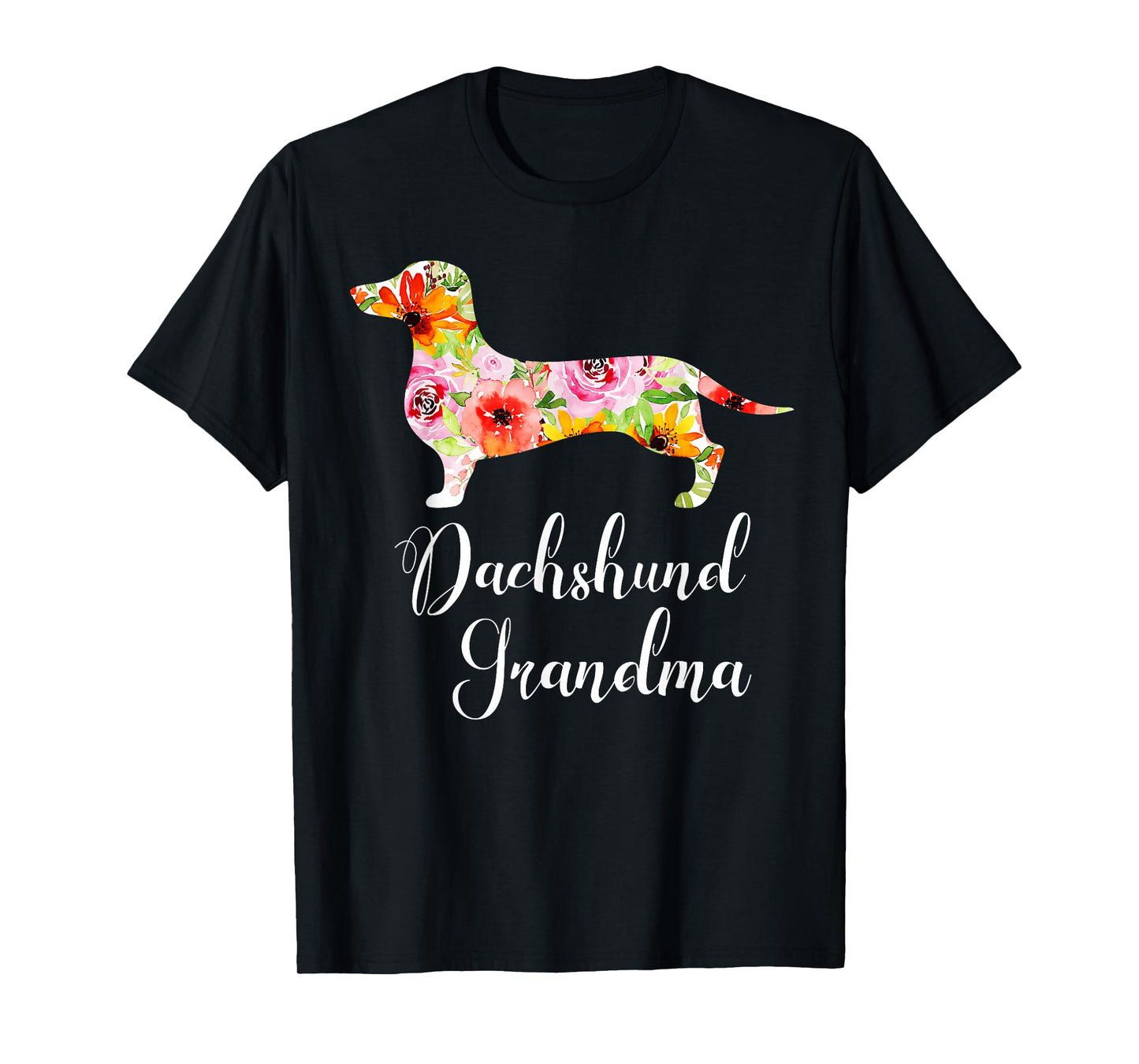 Dachshund Grandma T-Shirt Funny Dog Lover's Novelty Gift T-Shirt
