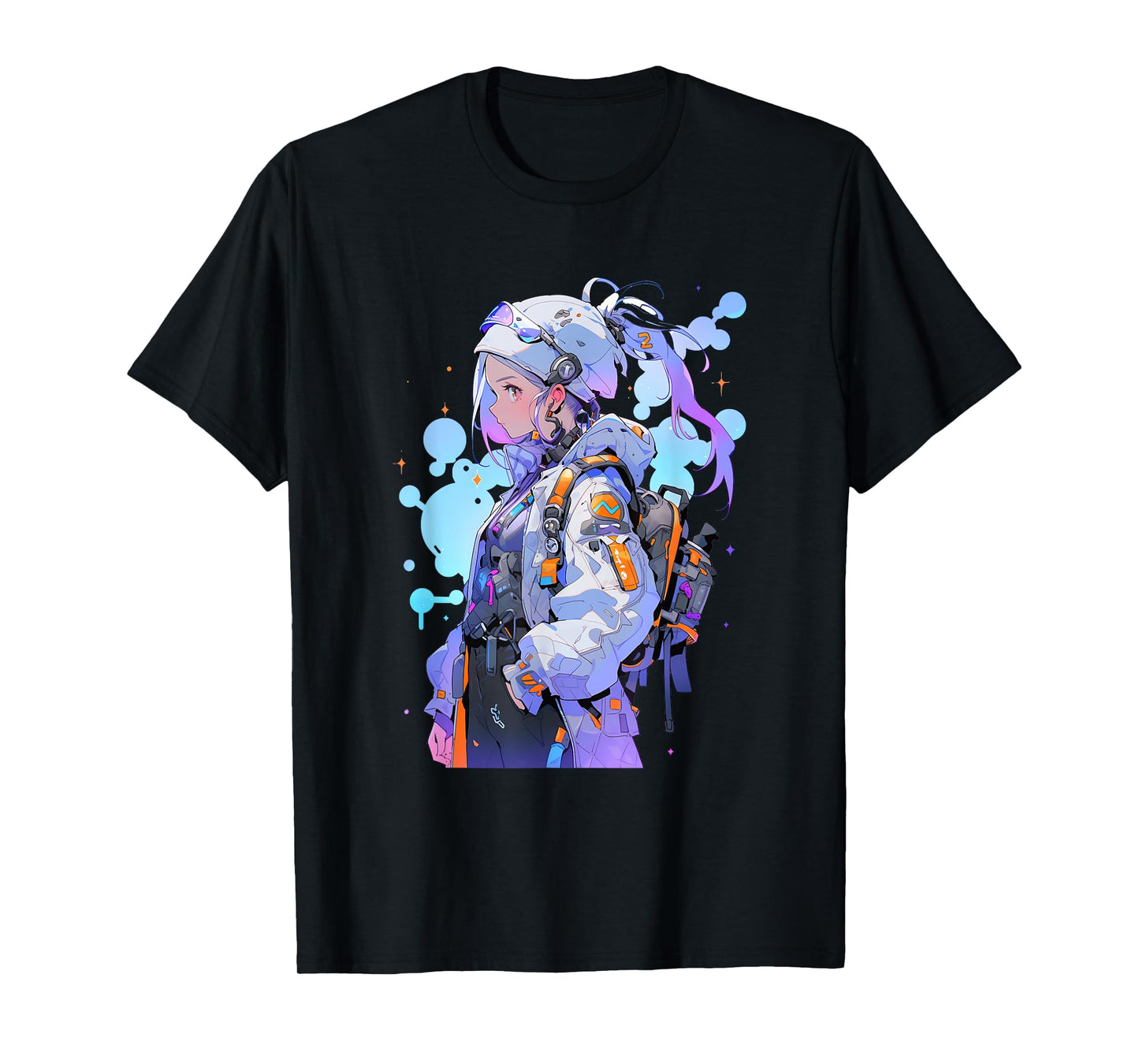 Anime Girl Anime Otaku Japanese Aesthetic | Cyberpunk T-Shirt