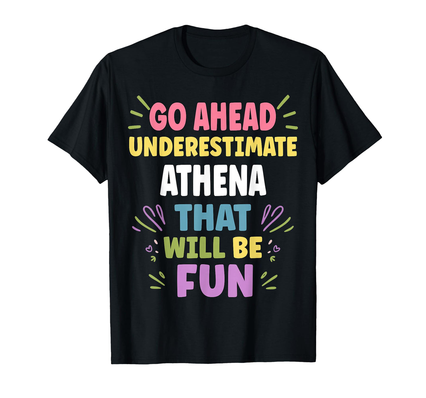 Athena Personalized Women's Gift Custom Athena T-Shirt