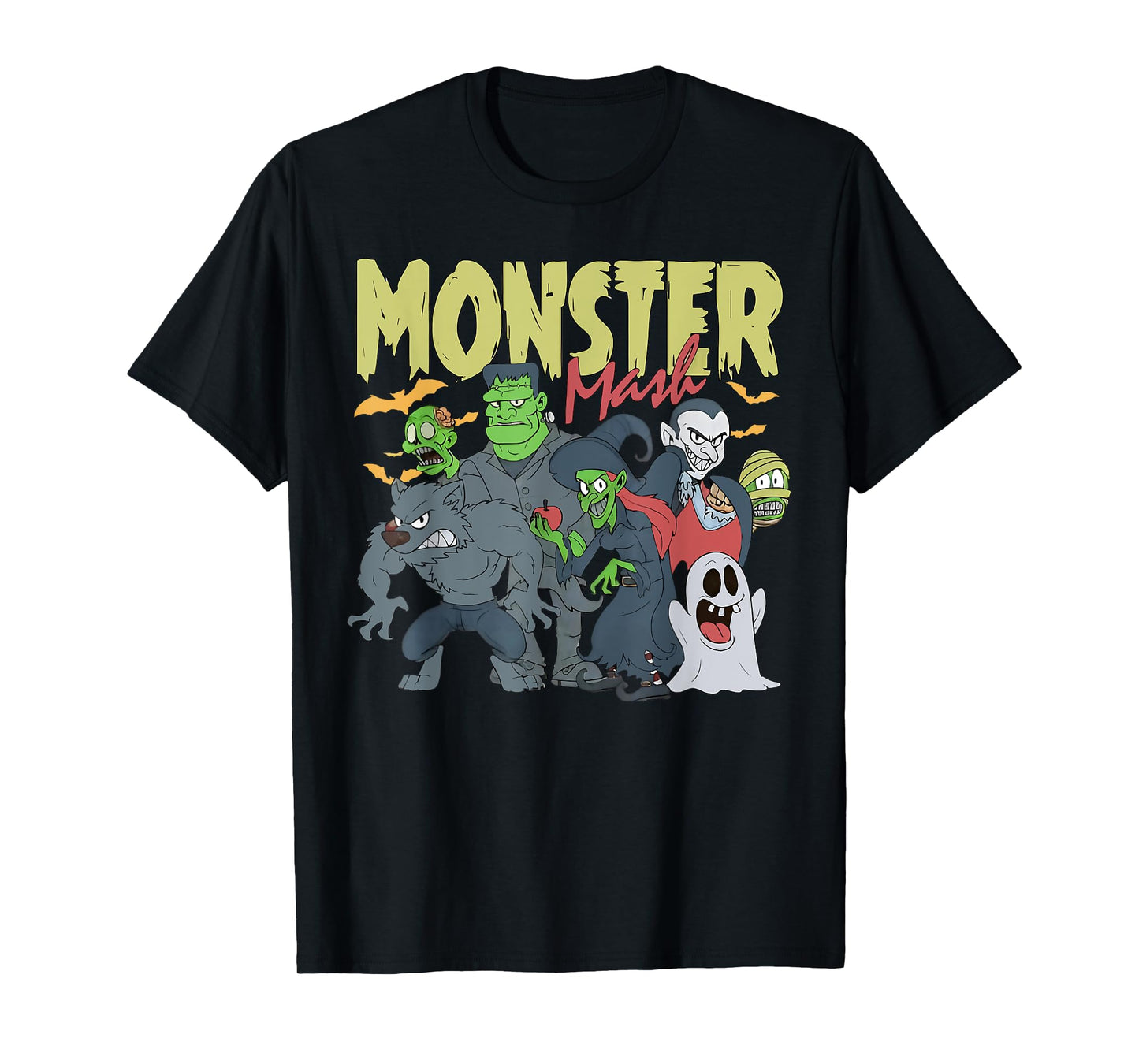 Monster Mash Funny Halloween Spooky Season Trick Or Treat T-Shirt