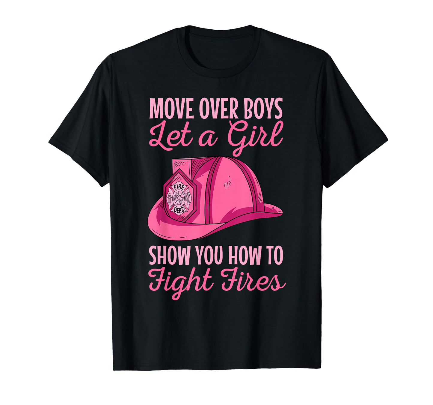 Firewoman Firefighter Women Volunteer Firefighting Rescuer T-Shirt Small