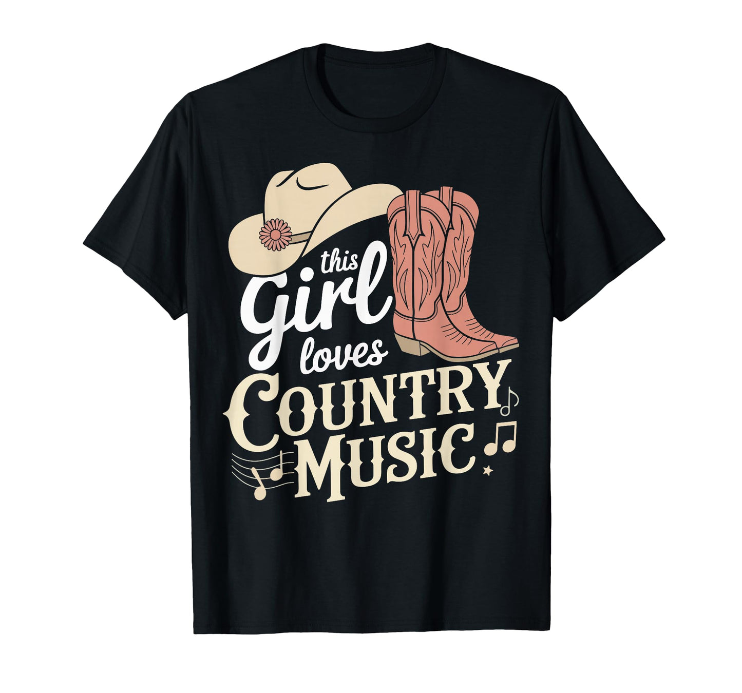 This Girl Loves Country Music T-Shirt