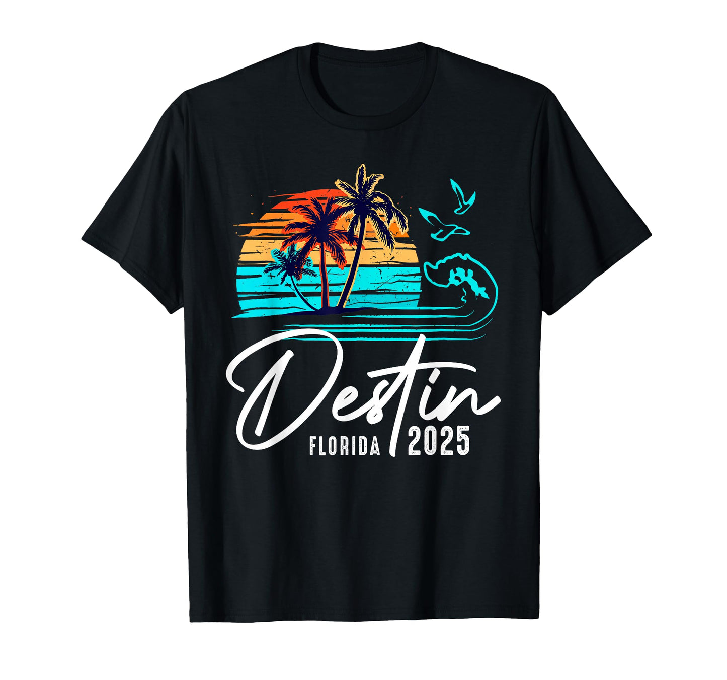 Destin Florida 2025 Vacation Souvenir Matching Family Group T-Shirt