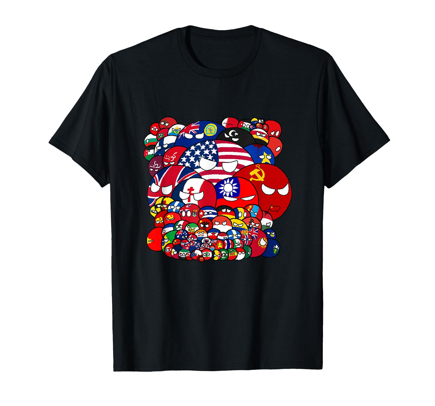 Countryballs world war funny T-Shirt