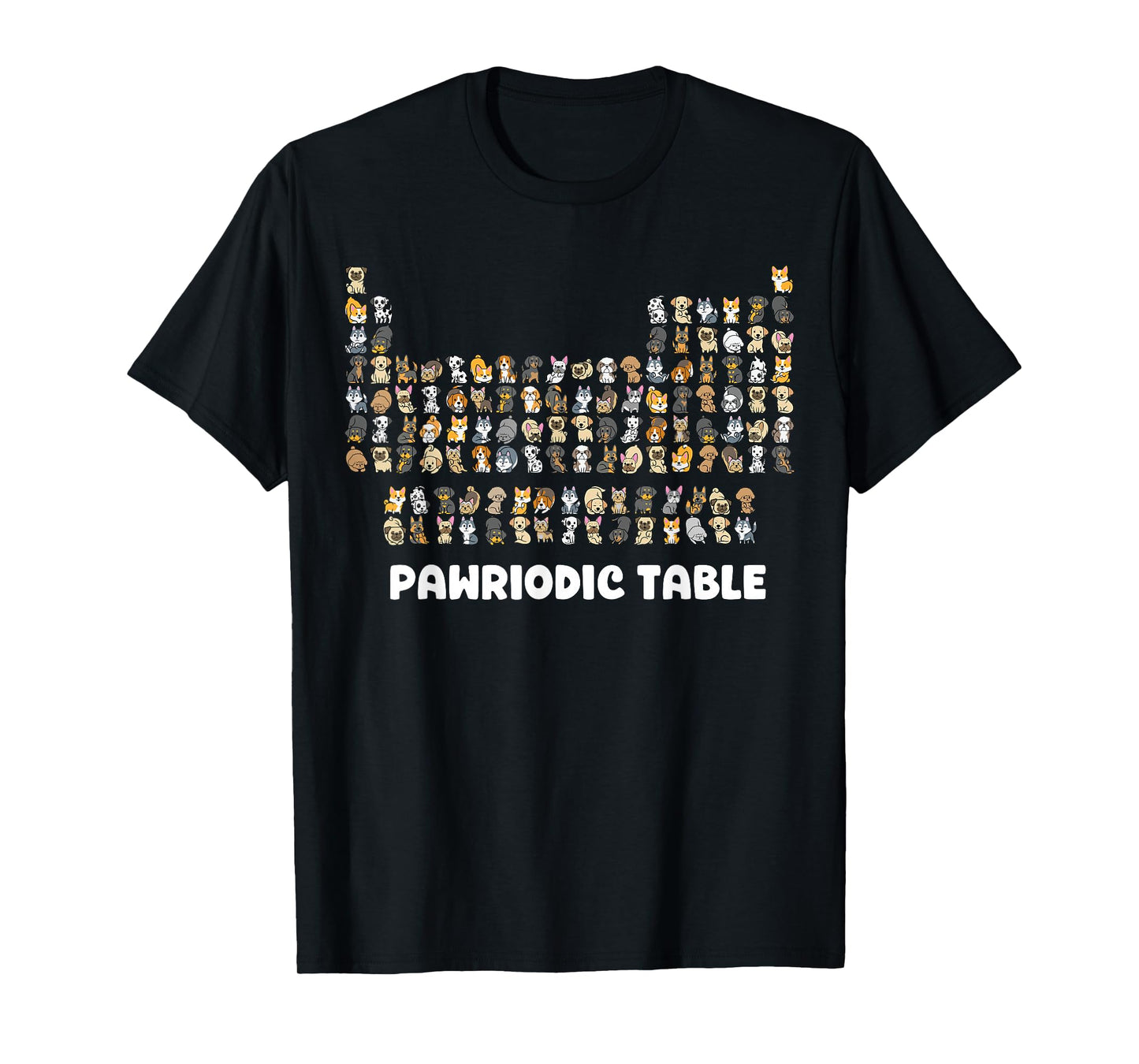 Periodic Table Shirt Chemistry Dog Periodic Table of Element T-Shirt