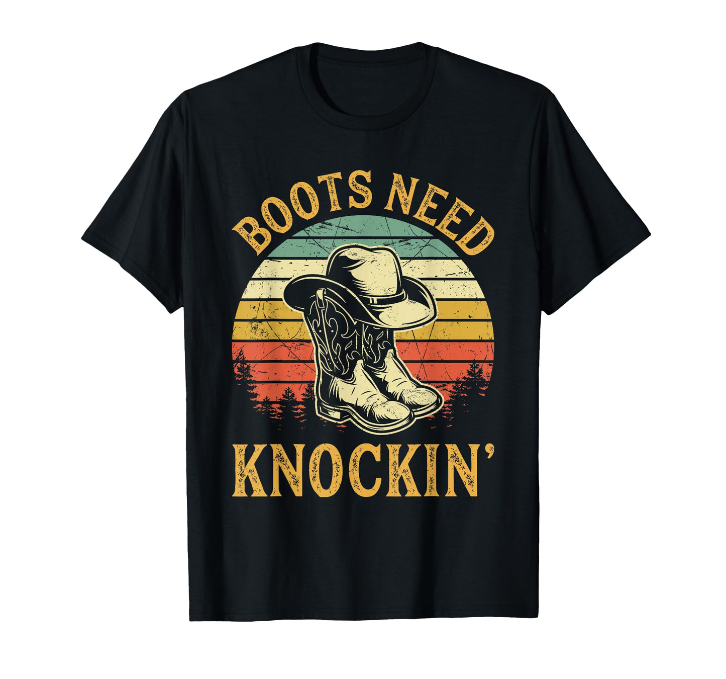 Boots Need Knockin' Country Music Lover T-Shirt
