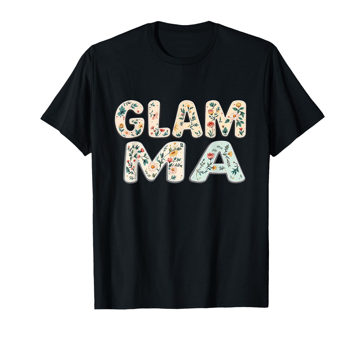Wildflowers Glamma Floral Mother's Day Glamma T-Shirt