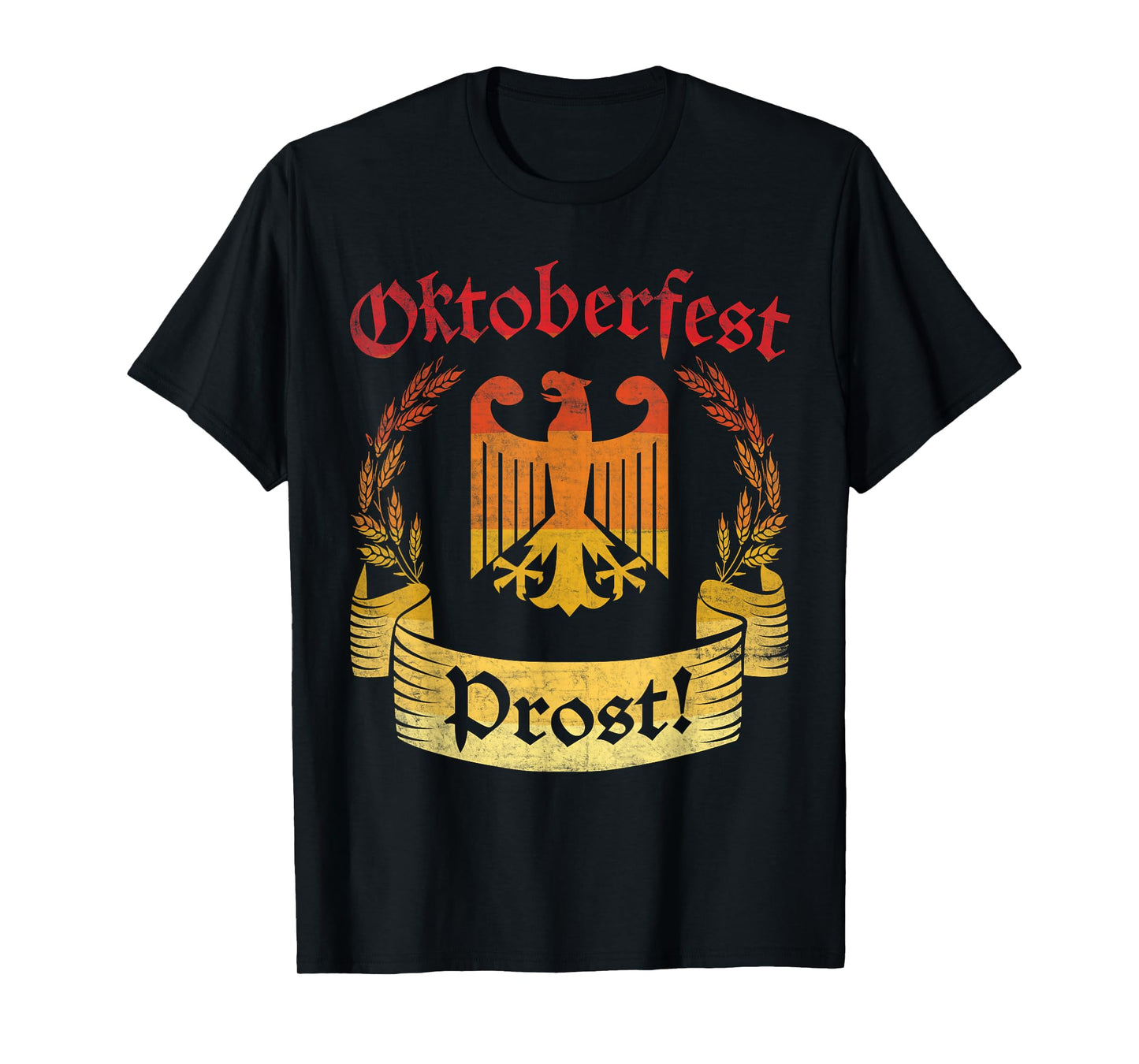 Retro Oktoberfest Shirt Eagle Prost Patriotic German T-Shirt