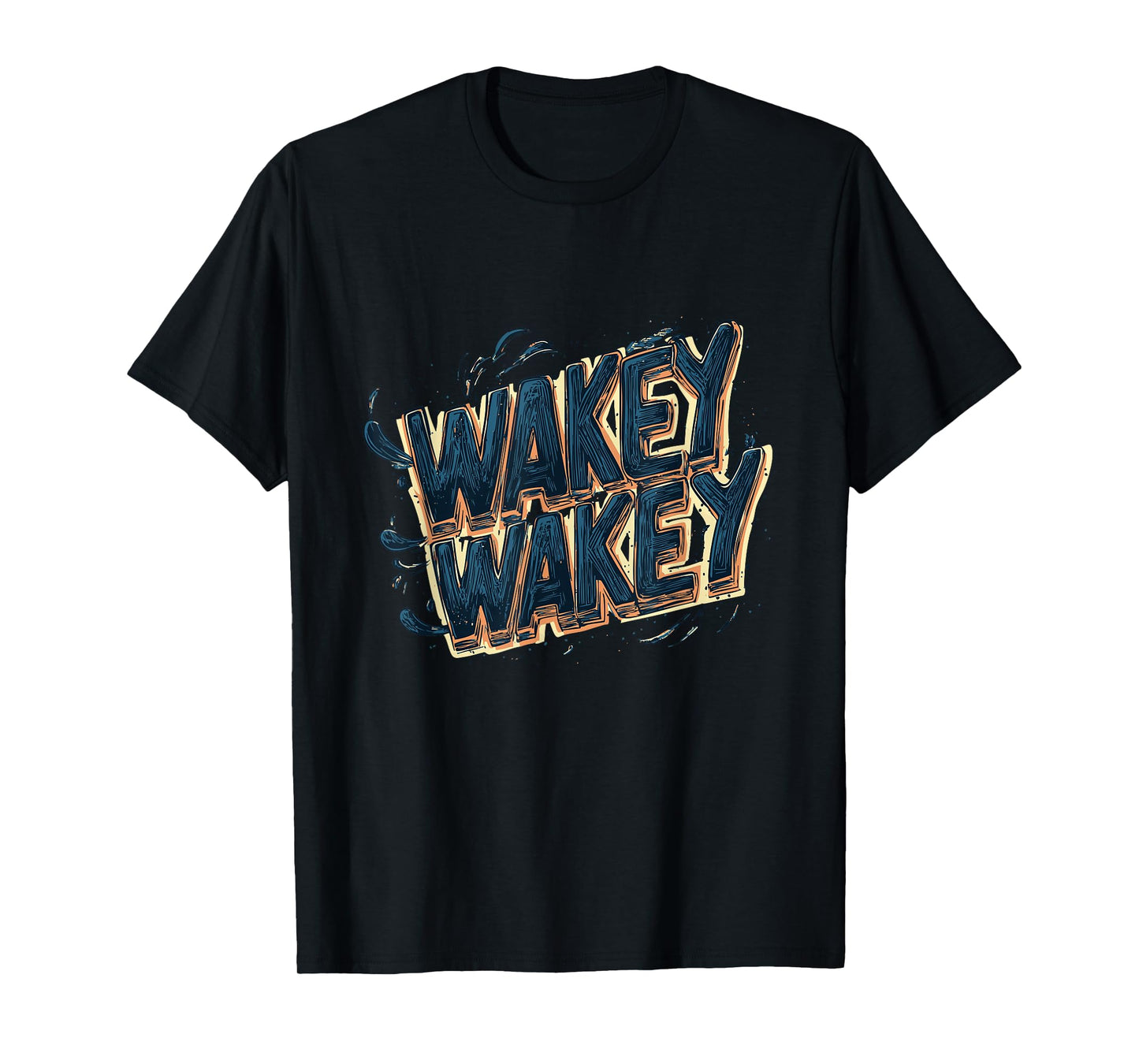 Funny Wakey Wakey Emblem Costume T-Shirt