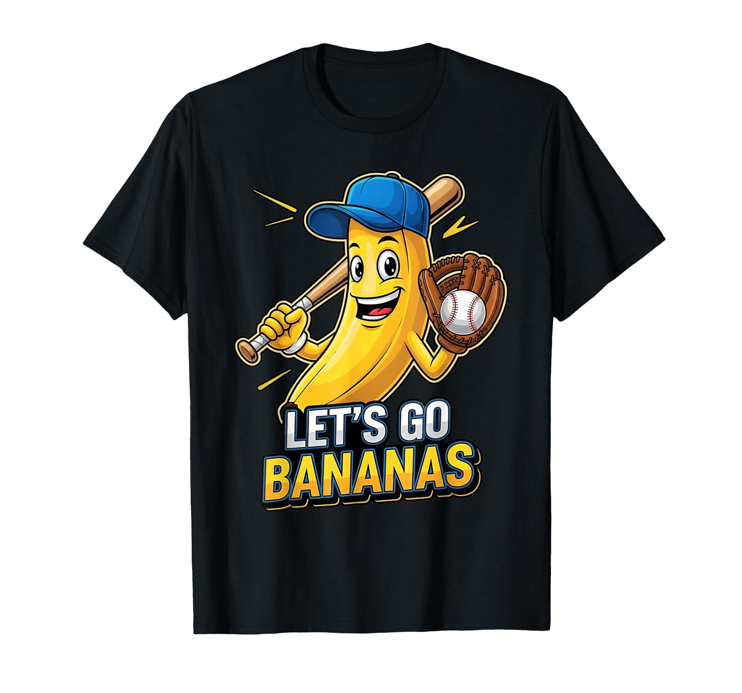 Funny Boys Banana T-Shirts Gifts Merch Shirt Lets Go Bananas T-Shirt