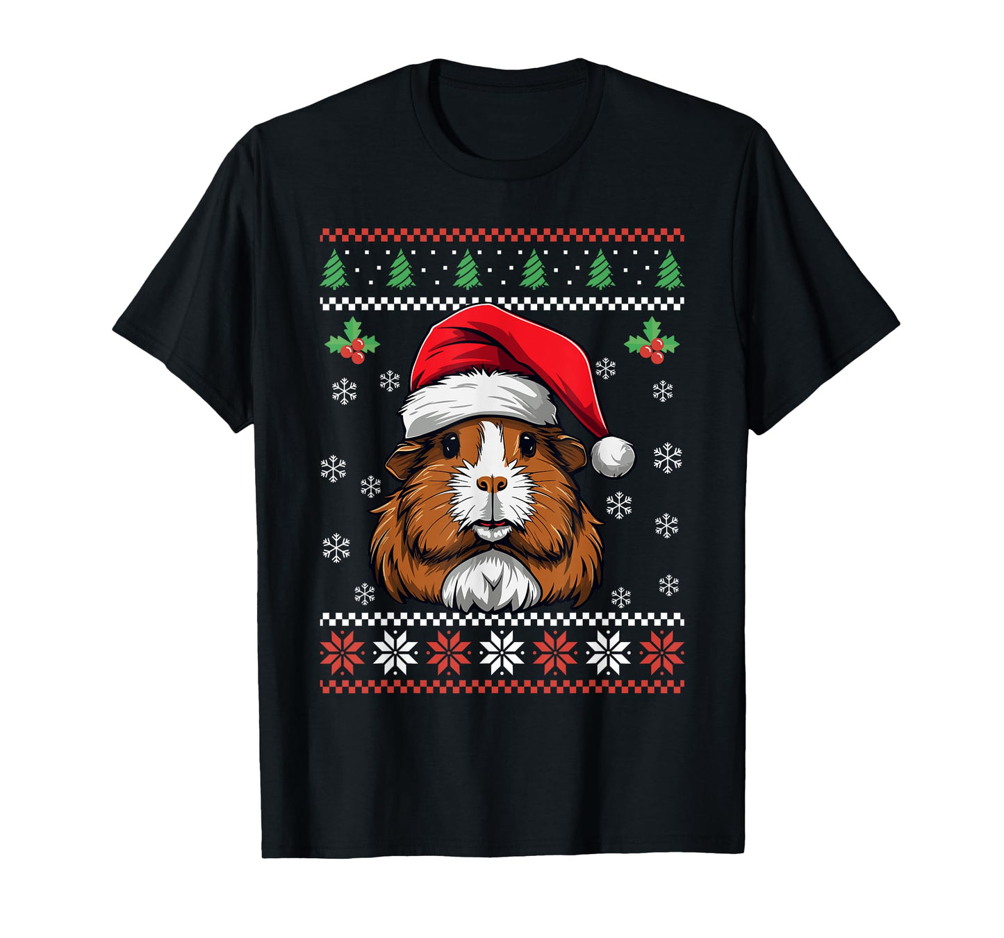 Guinea Pig Ugly Christmas Sweater Xmas for Adults Kids T-Shirt