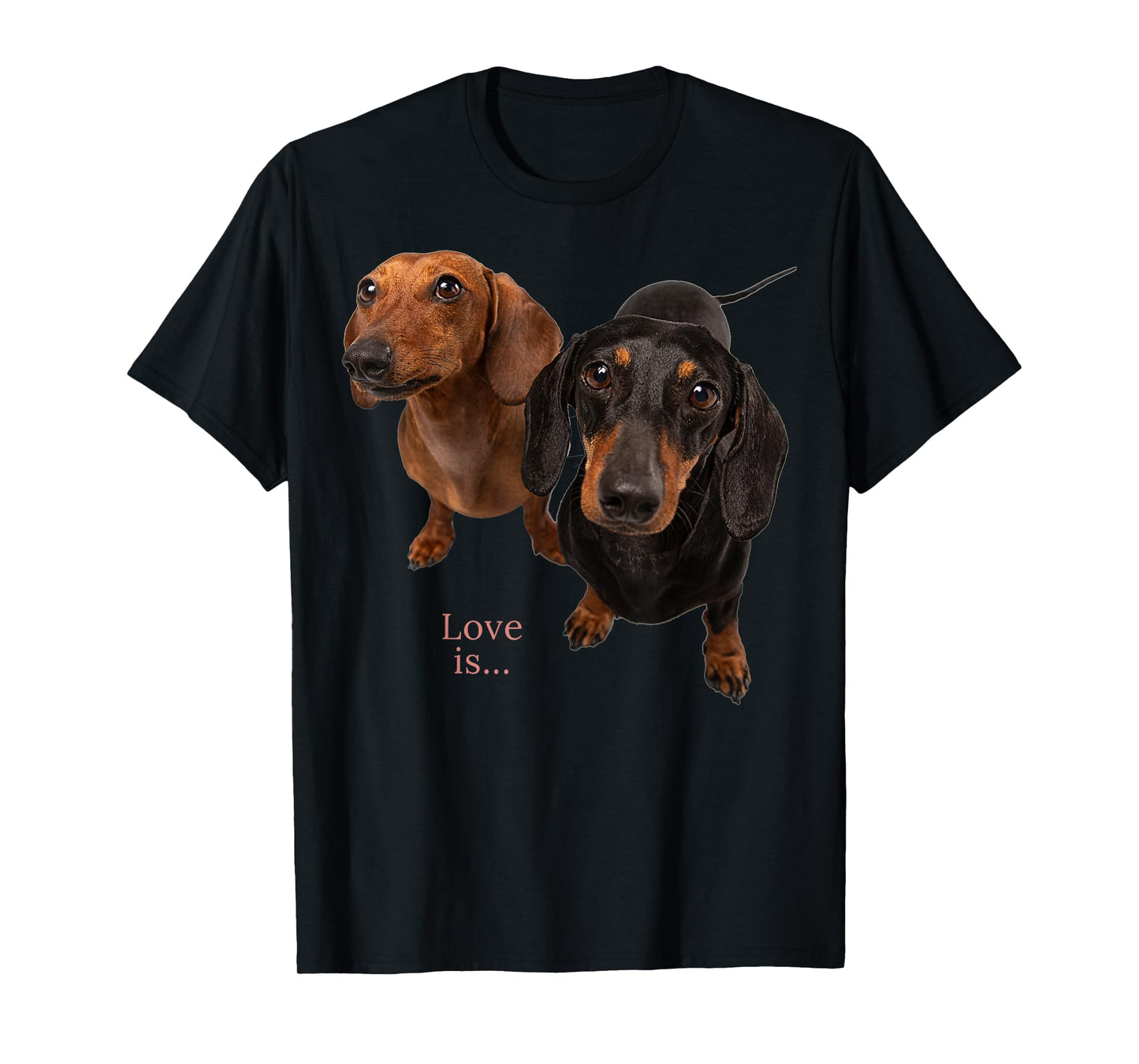 Dachshund Shirt Doxie Mom Dad Love Wiener Dog Puppy Cute Tee T-Shirt