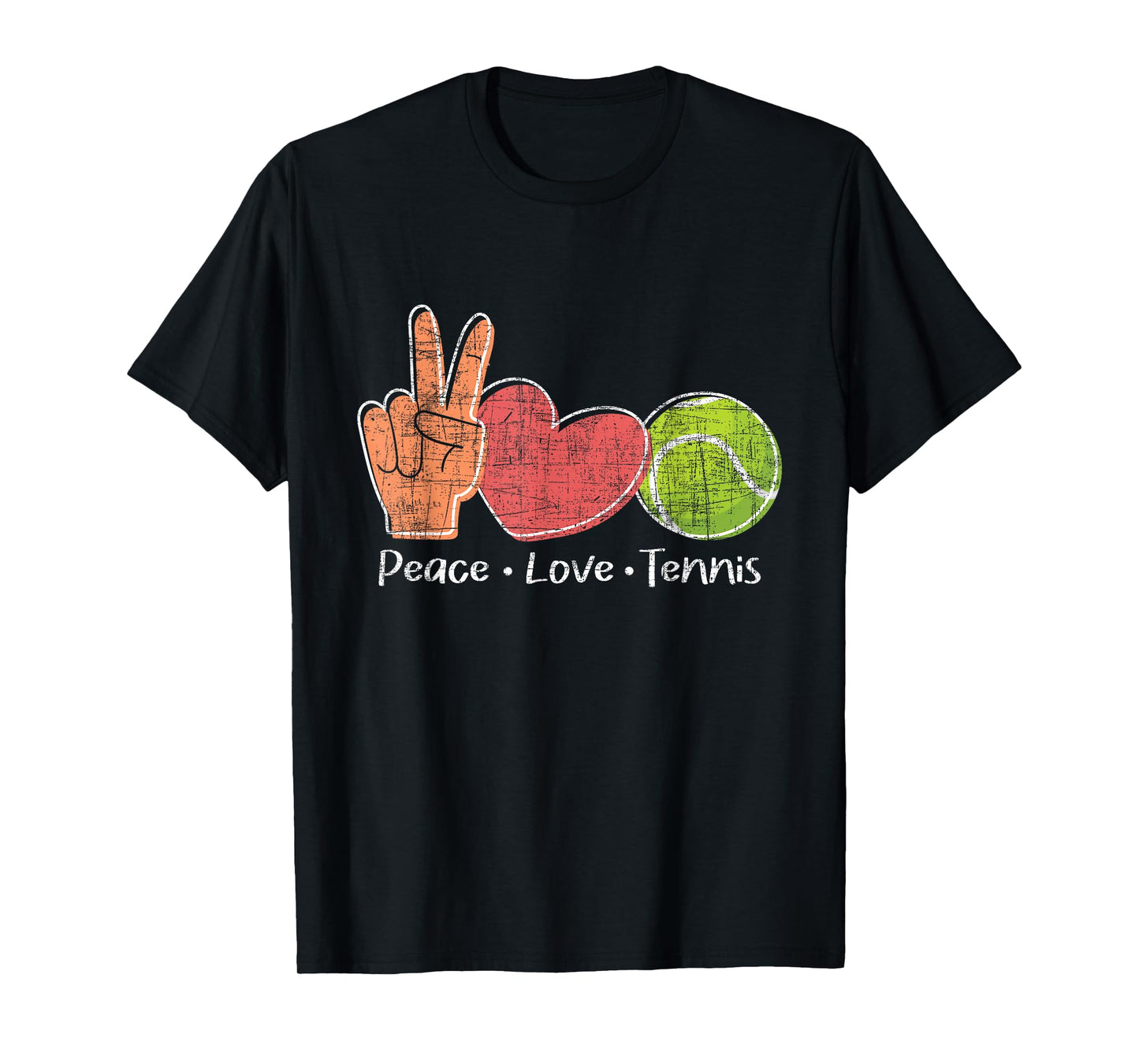 Peace Love Tennis - Tournament Player T-Shirt