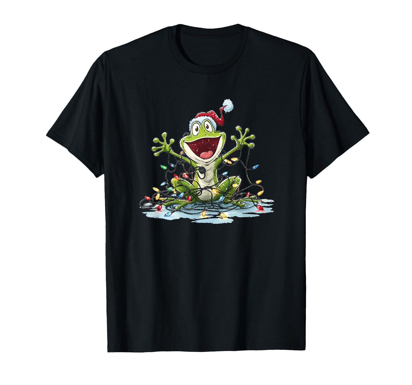 Funny Christmas Frog Costume for Boys and Girls T-Shirt
