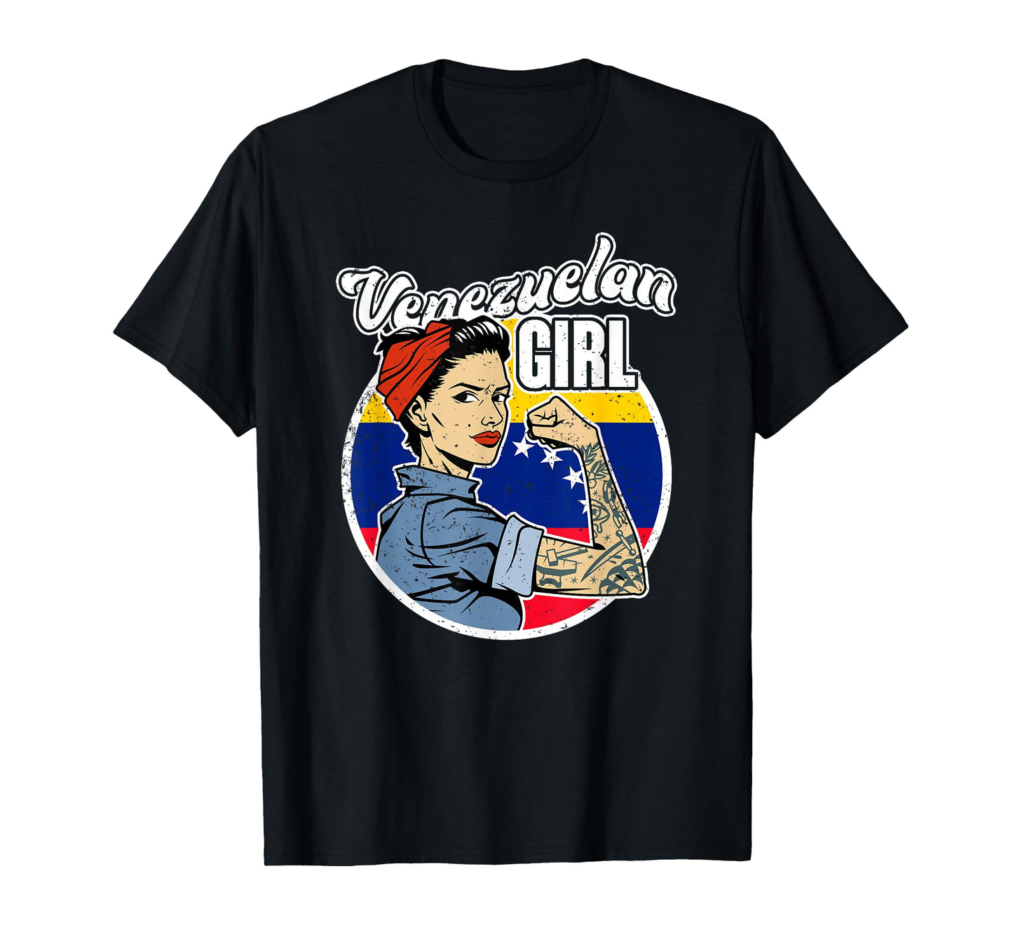 Proud Latina Women Girls Gift Venezuelan Girl Venezuela T-Shirt