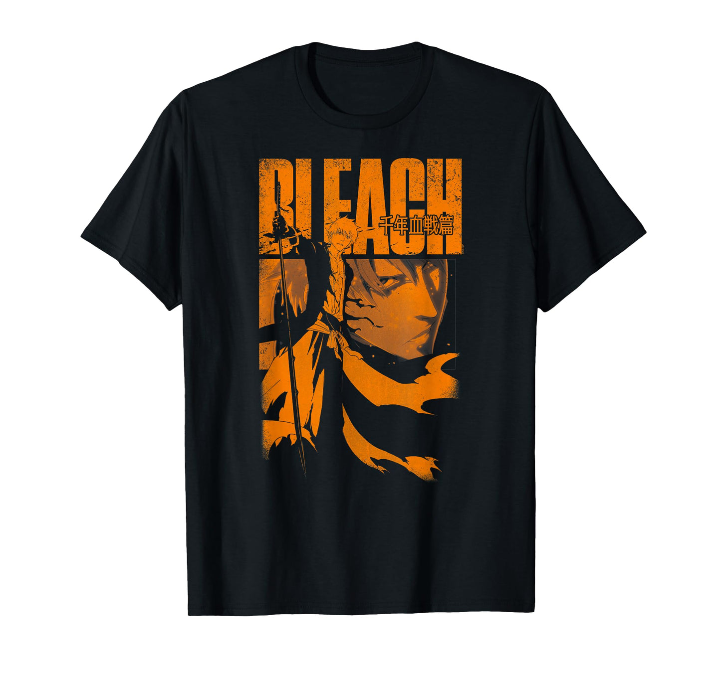 Bleach: Thousand Year Blood War Orange Ichigo Pose Anime T-Shirt