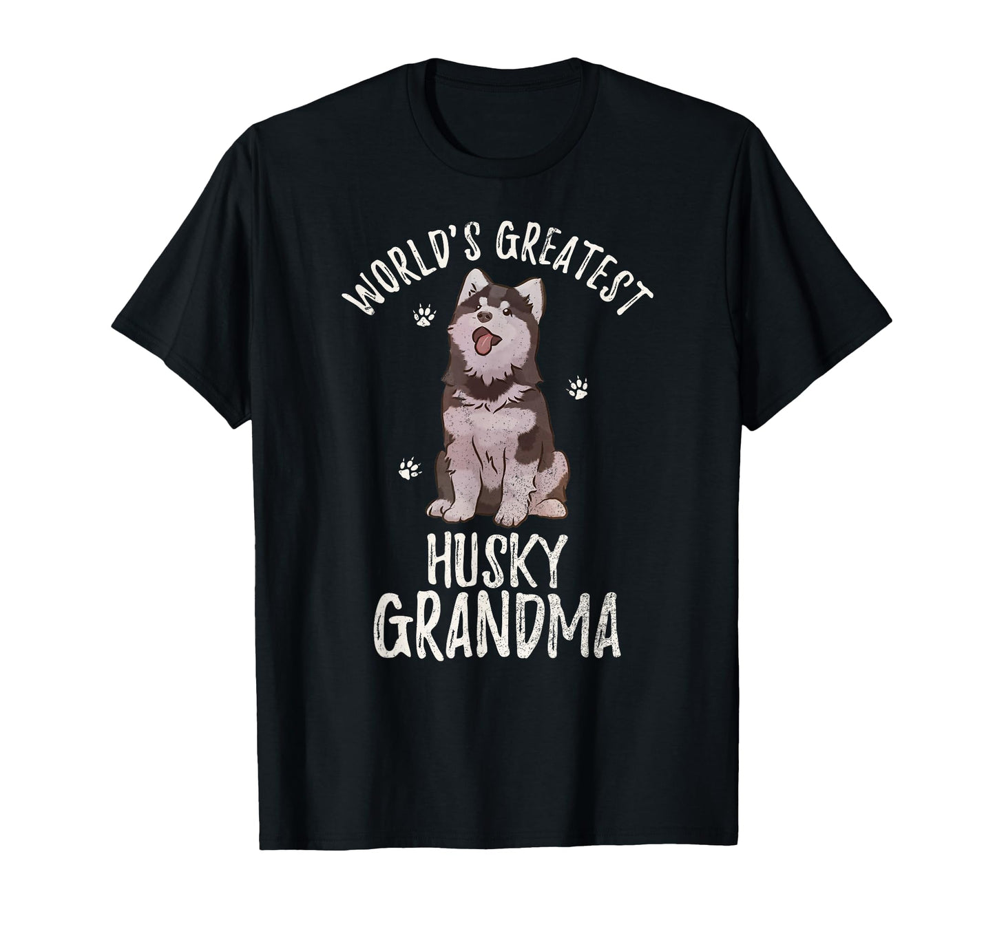 World's Greatest Siberian Husky Grandma Funny Dog Pet Lover T-Shirt for Men Women