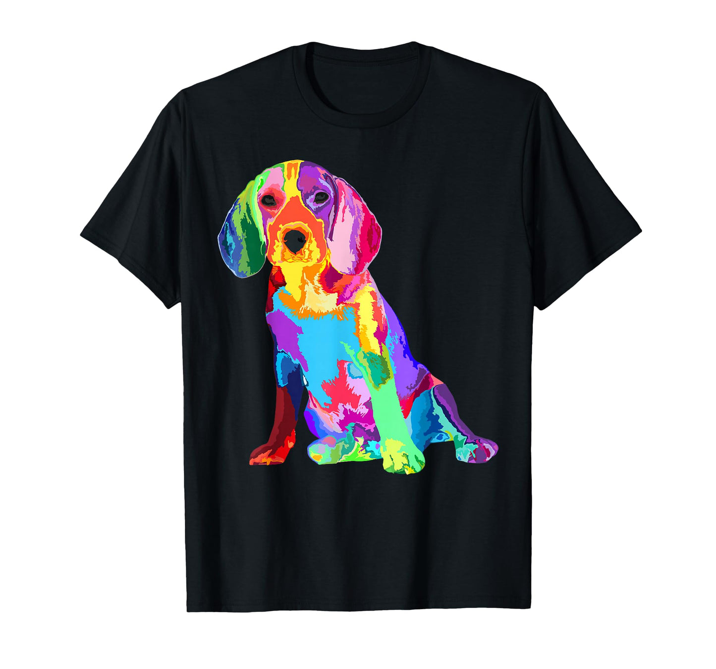Dog Lover Gifts for Women's Beagle Colorful Beagle Men's T-Shirt