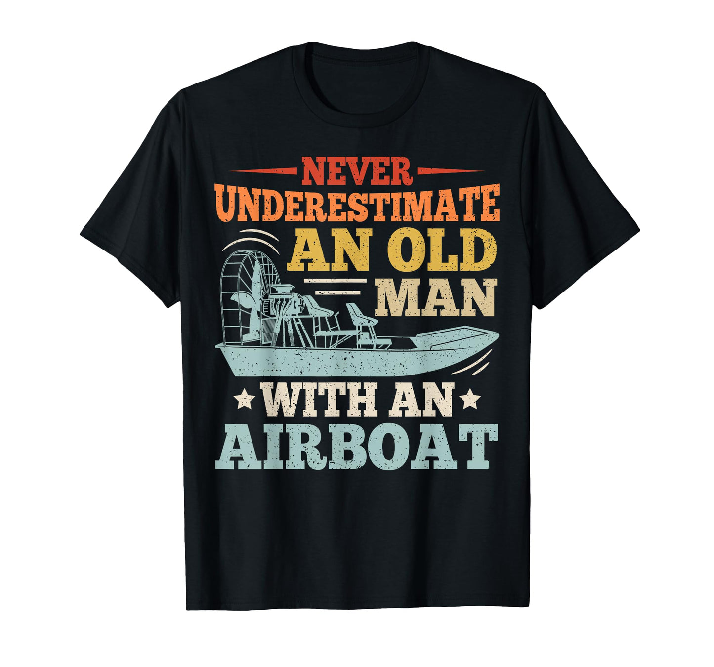 Swamp Boat and Airboat Design for an Airboat fan T-Shirt