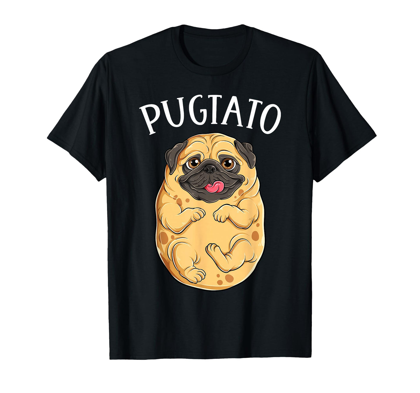 Pugtato Funny Pug Lover Cute Dog Potato Pug T-Shirt
