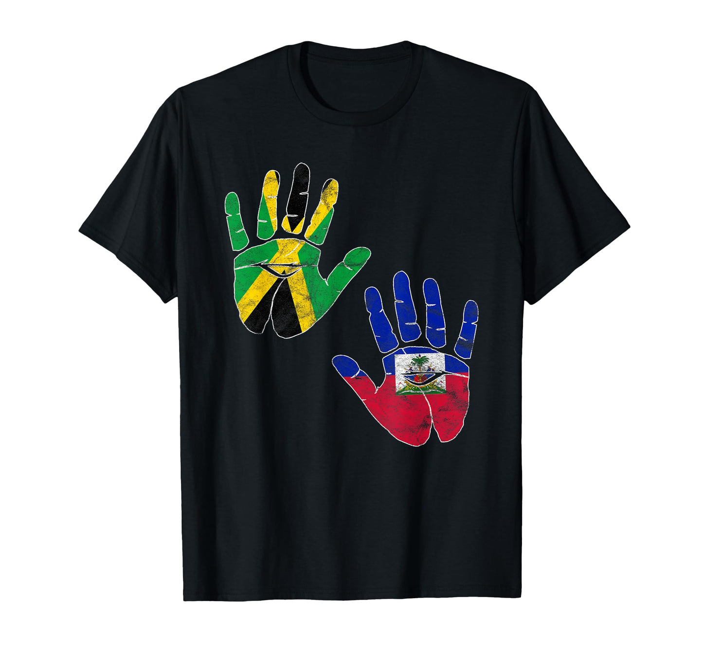 Haiti Haitian America Jamaica Caribbean Combo Mixed Kids T-Shirt