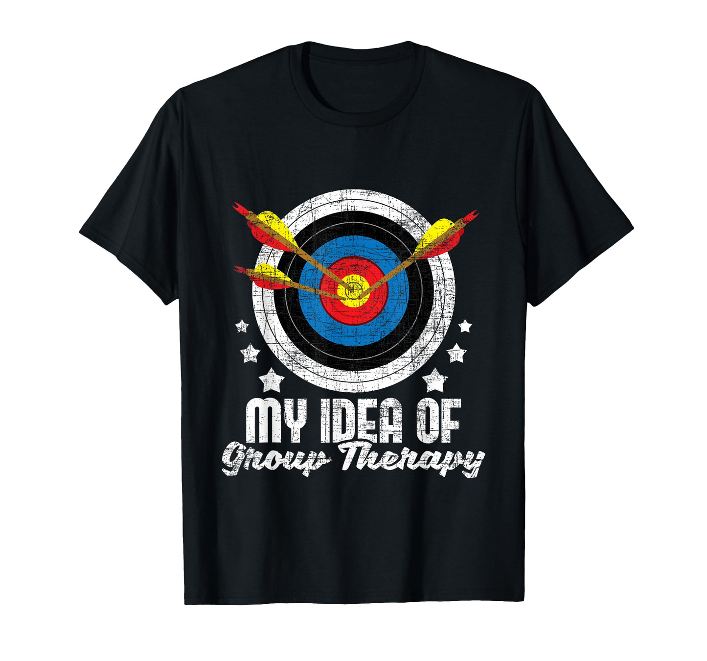 My Idea of Group Therapy - Archery Archer Bowhunting Bows T-Shirt Small