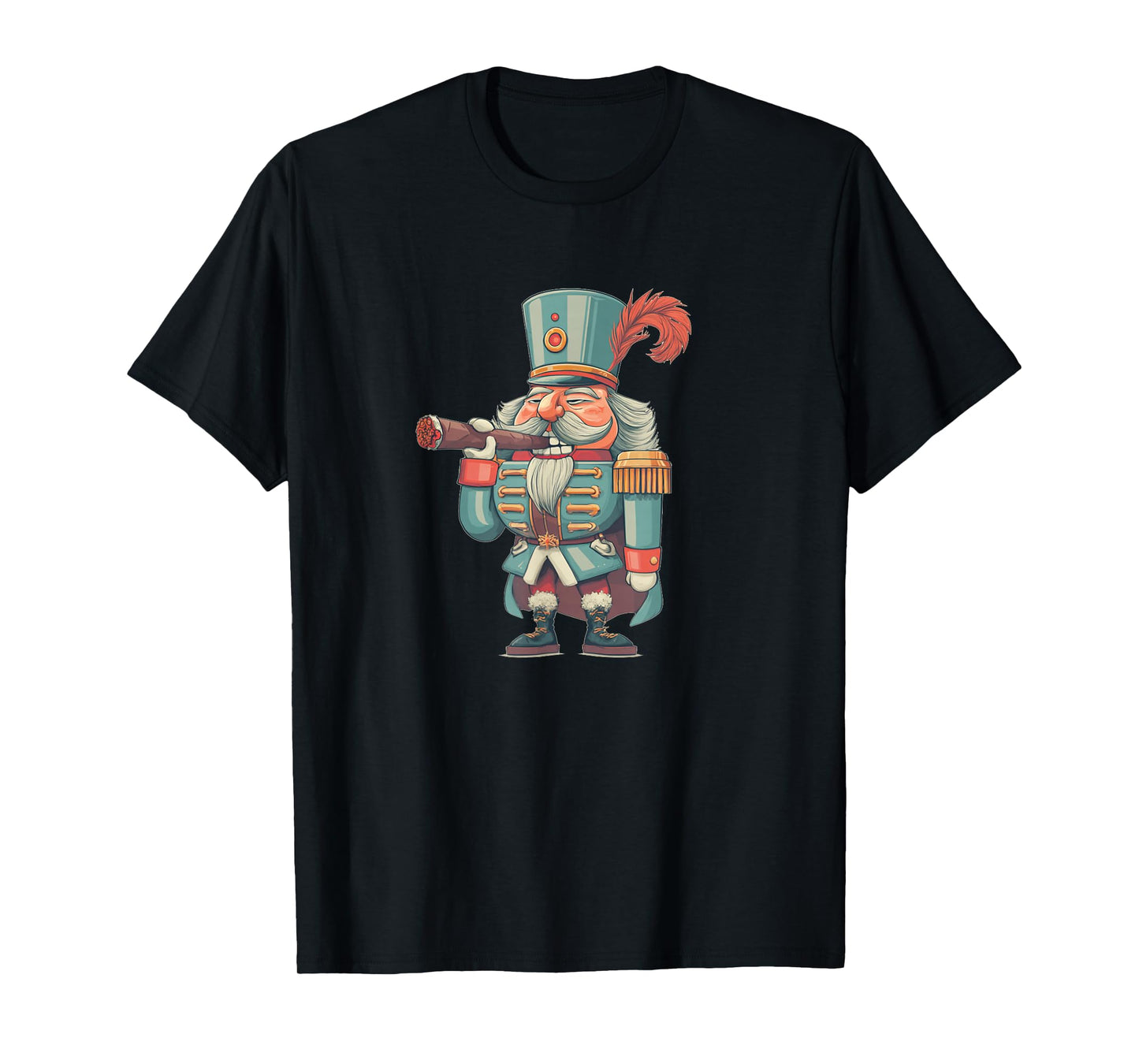 Funny Nutcracker with Cigar Costume for Man and Woman T-Shirt