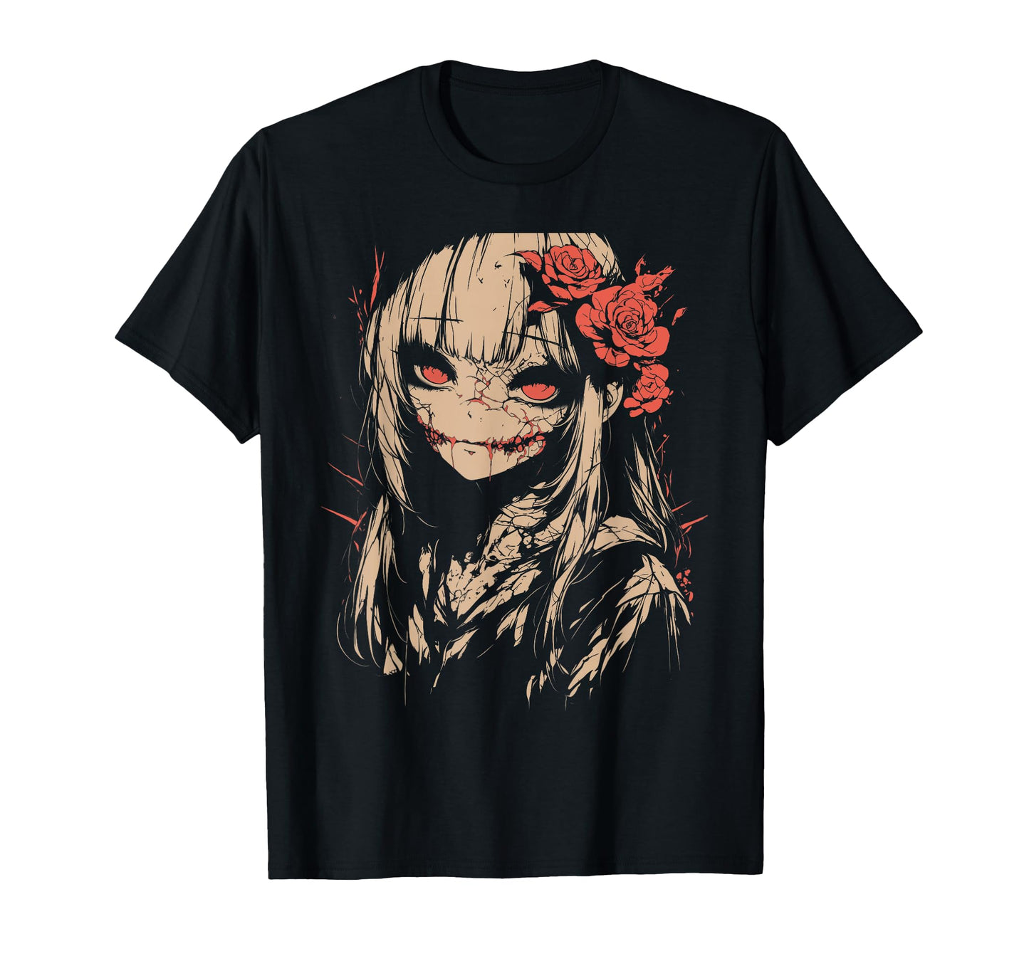 Horror Anime Manga | Japan Japanese Creepy Kawaii Goth T-Shirt