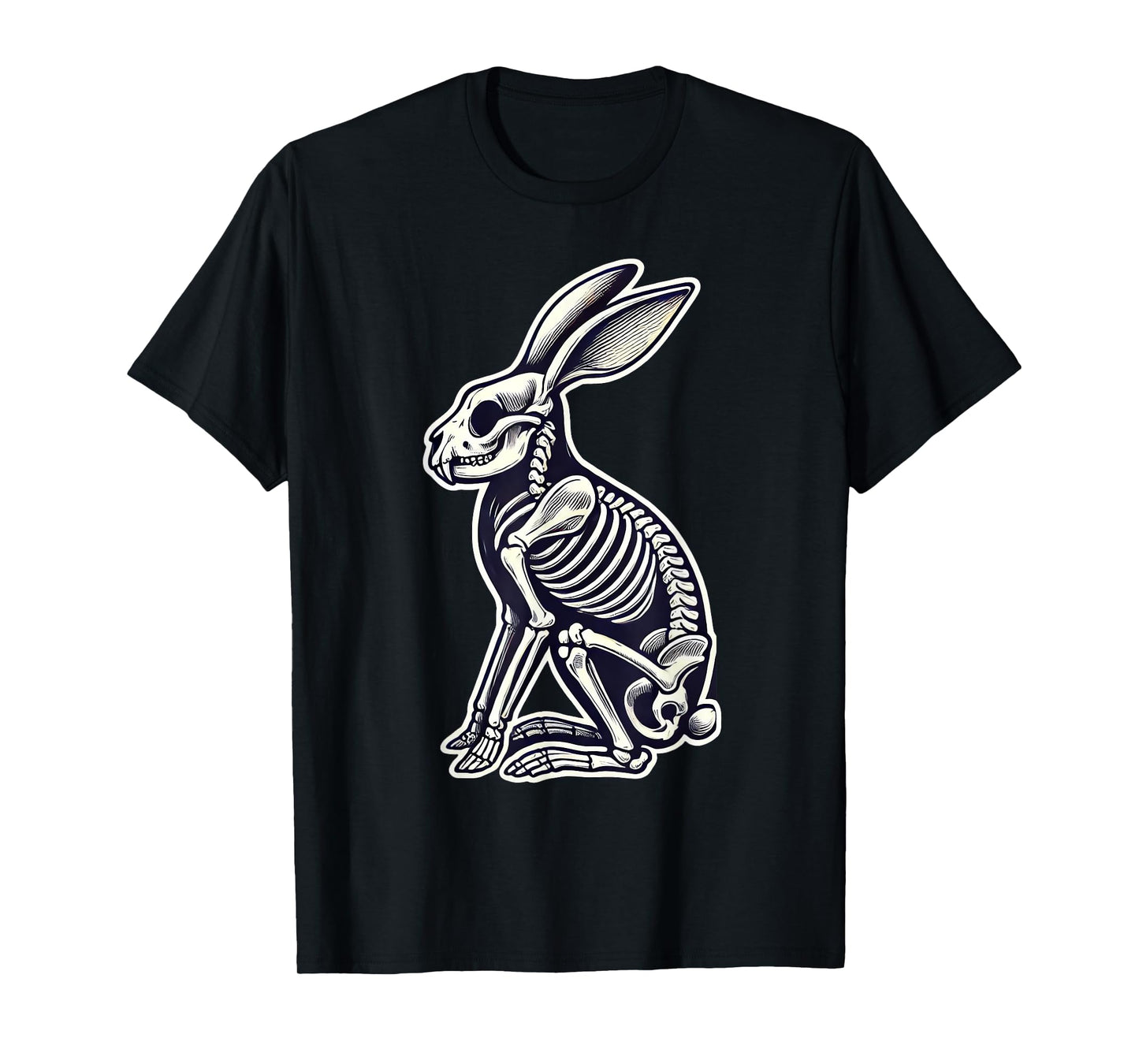 Rabbit Bunny Skeleton Halloween T-Shirt