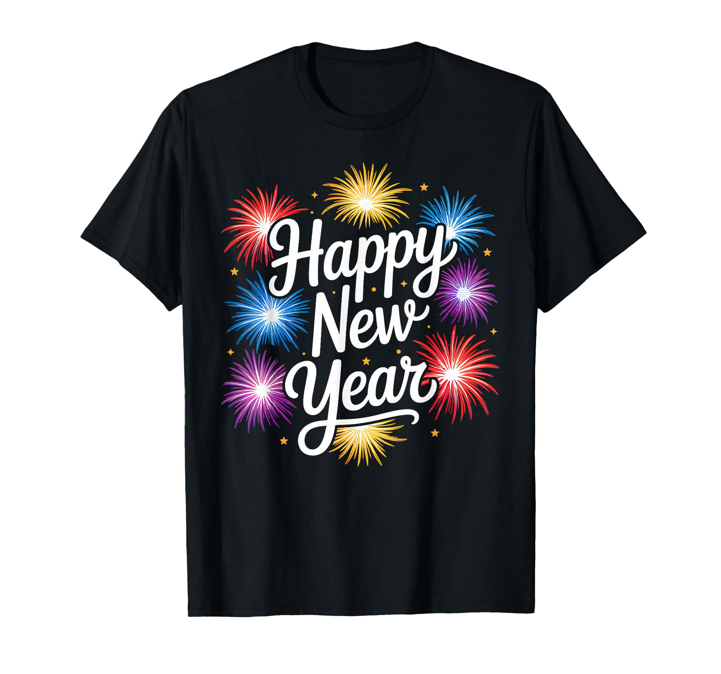 Happy New Year Party Family Matching New Years Eve Fireworks T-Shirt