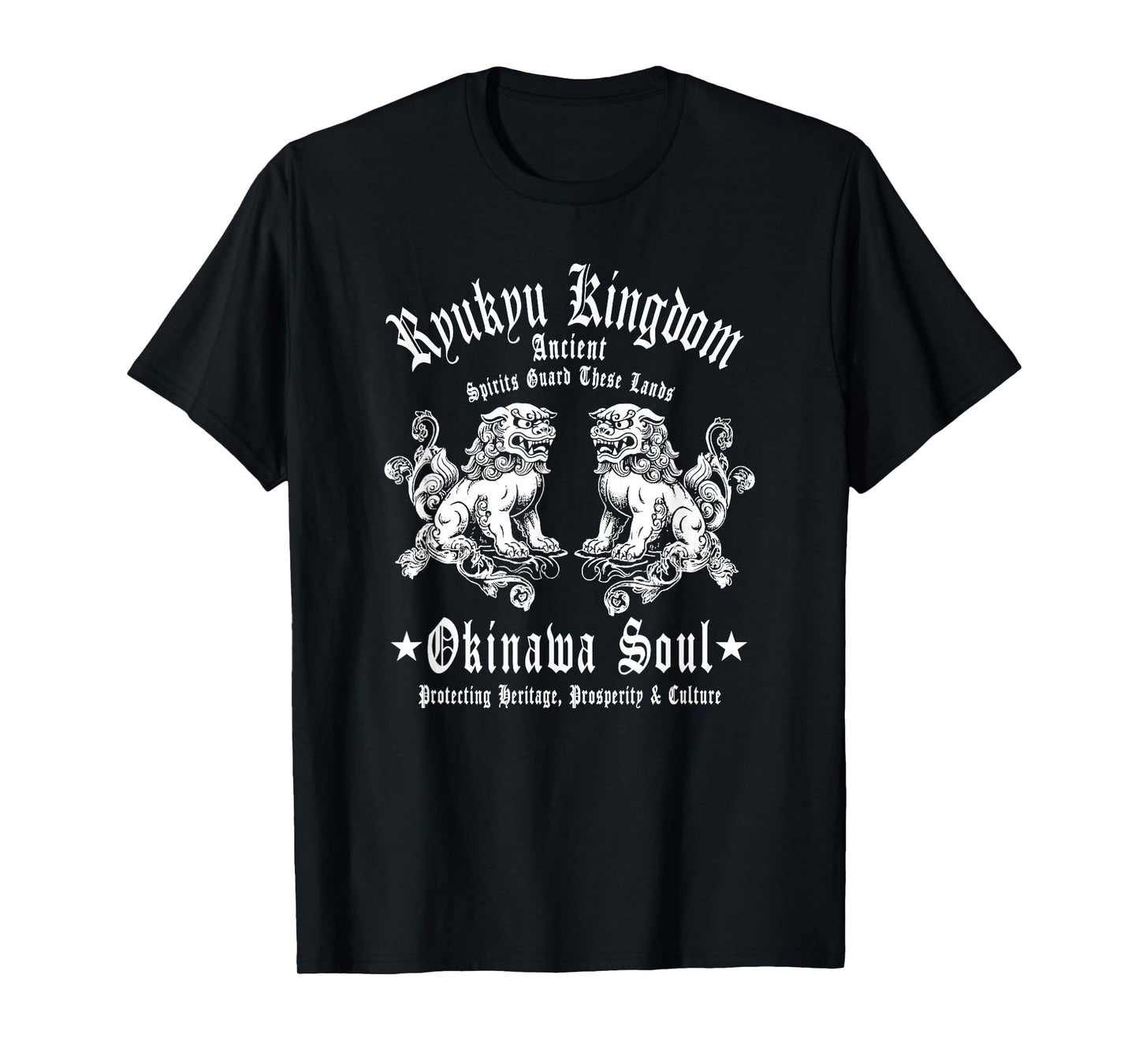 Okinawa Japan Souvenir Shisa Lions Ryukyu Islands Japanese T-Shirt