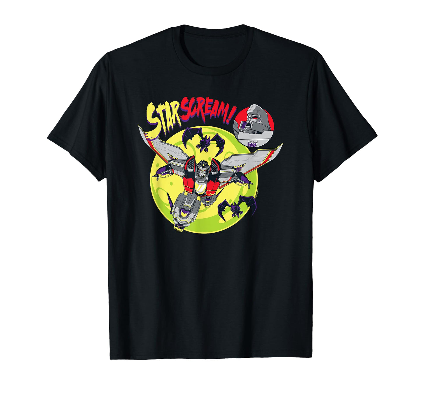 Transformers Evergreen Halloween StarScream! Robot Bats T-Shirt