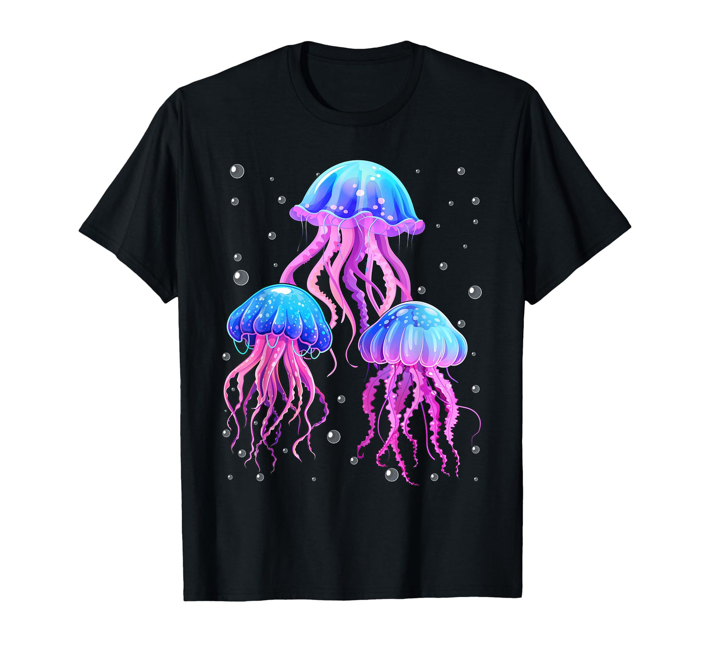 Glowing Rainbow Jellyfish T-Shirt