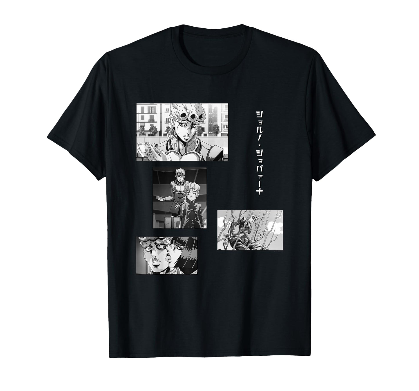 JoJo's Bizarre Adventure Giorno Collage Anime T-Shirt