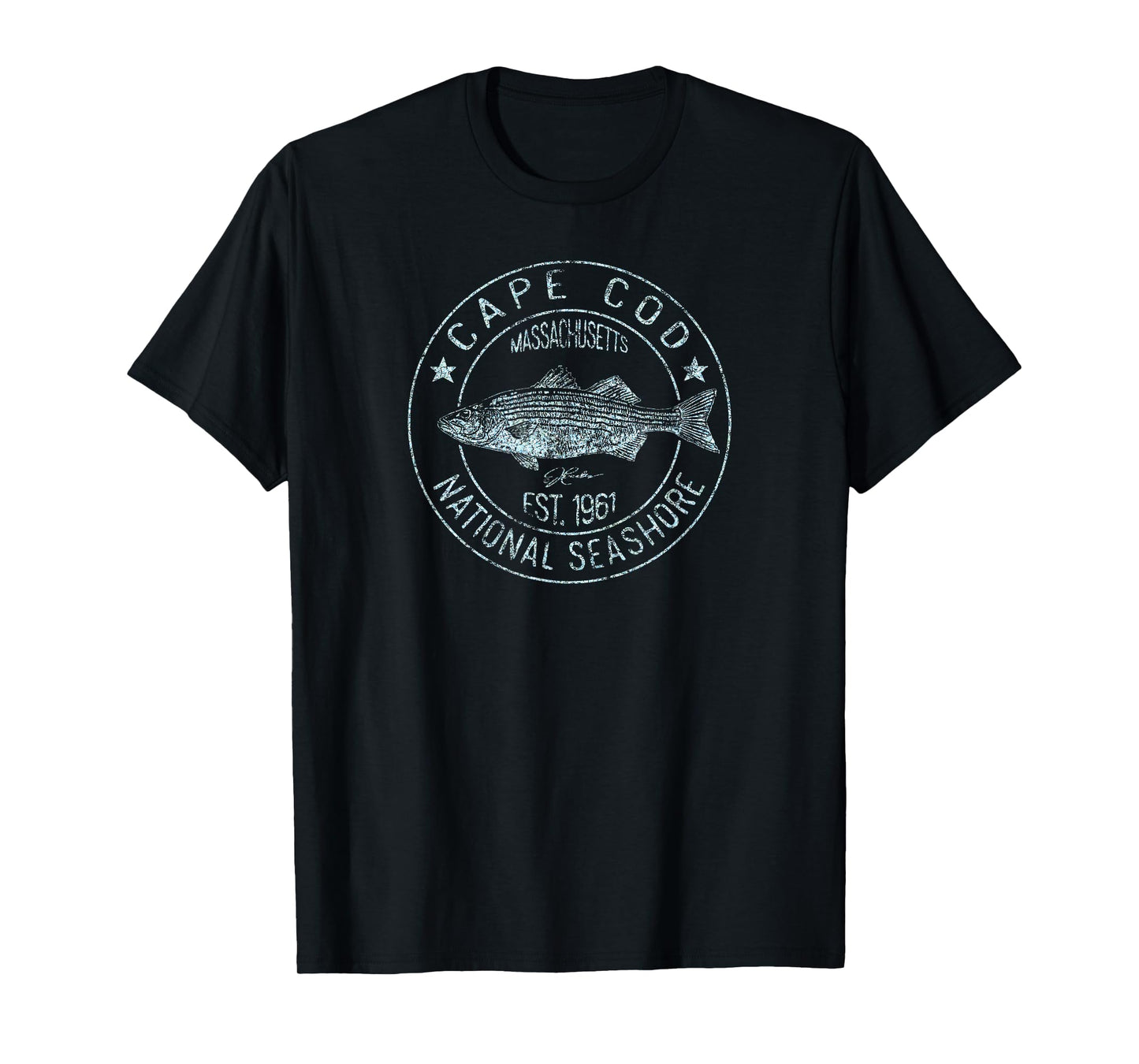 JCombs: Cape Cod National Seashore, MA, Striped Bass T-Shirt