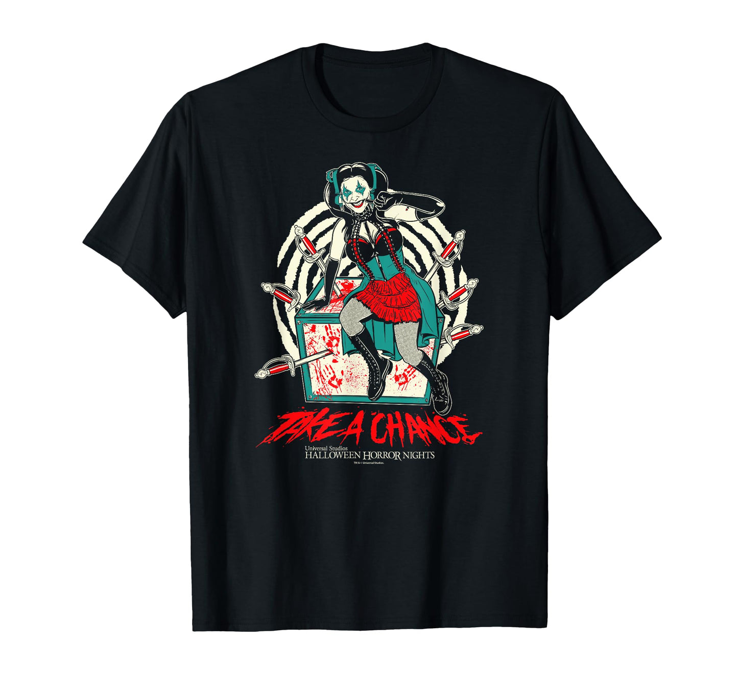 Halloween Horror Nights HHN Take A Chance T-Shirt