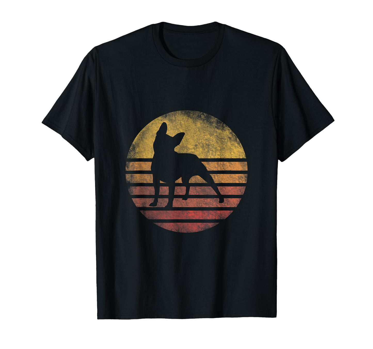 Retro Vintage Boston Terrier Dog Shirt 70s Silhouette Breed T-Shirt