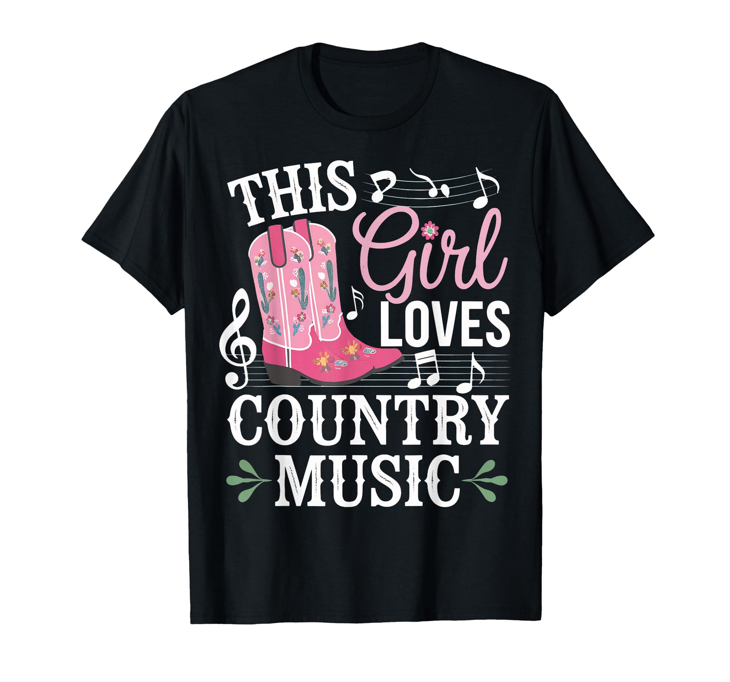 This Girl Loves Country Music T-Shirt