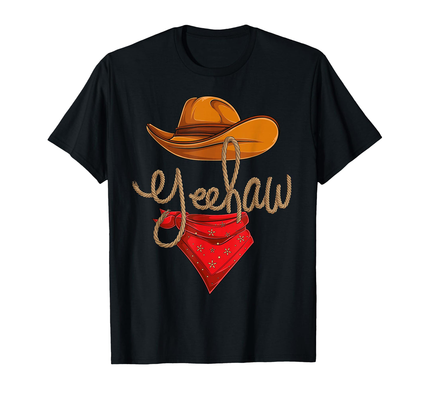 Yeehaw Cowboy Cowgirl Western Country Rodeo YeeHaw Men Boys T-Shirt