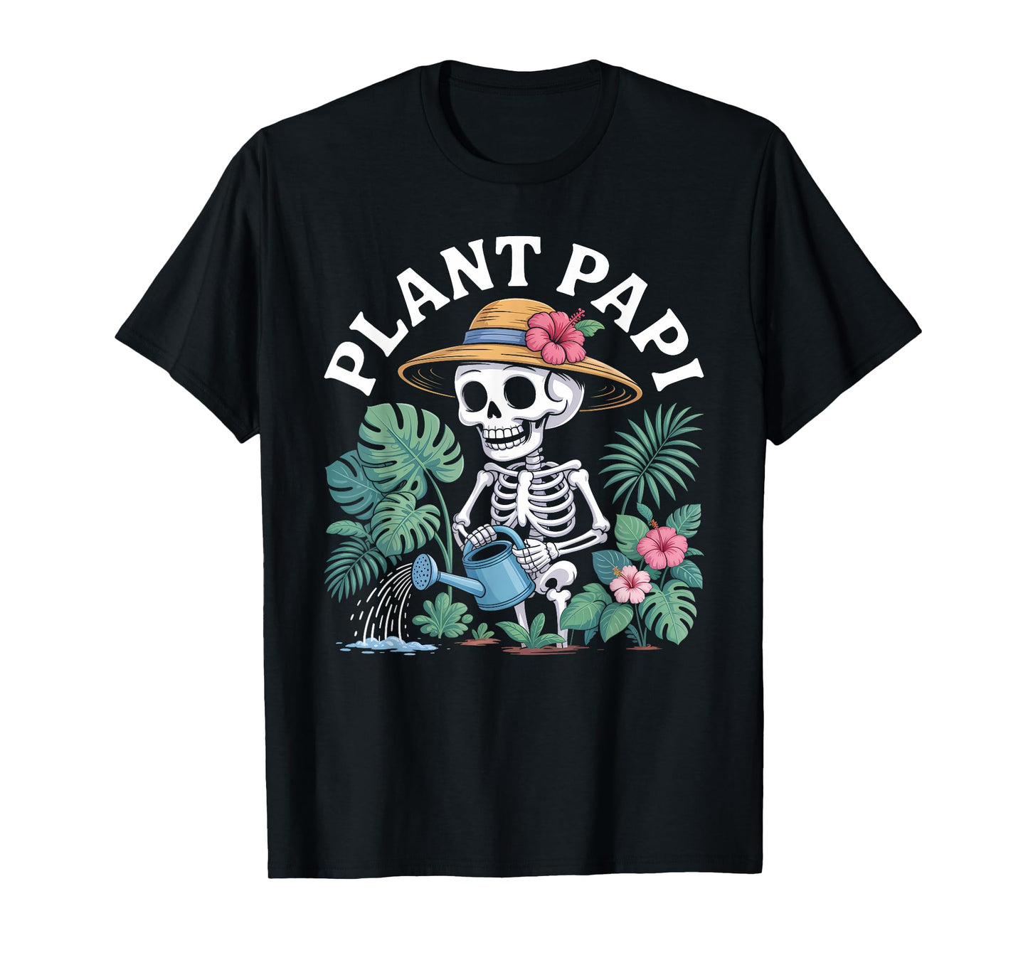 Halloween Plant Papi Daddy Gardener Funny T-Shirt