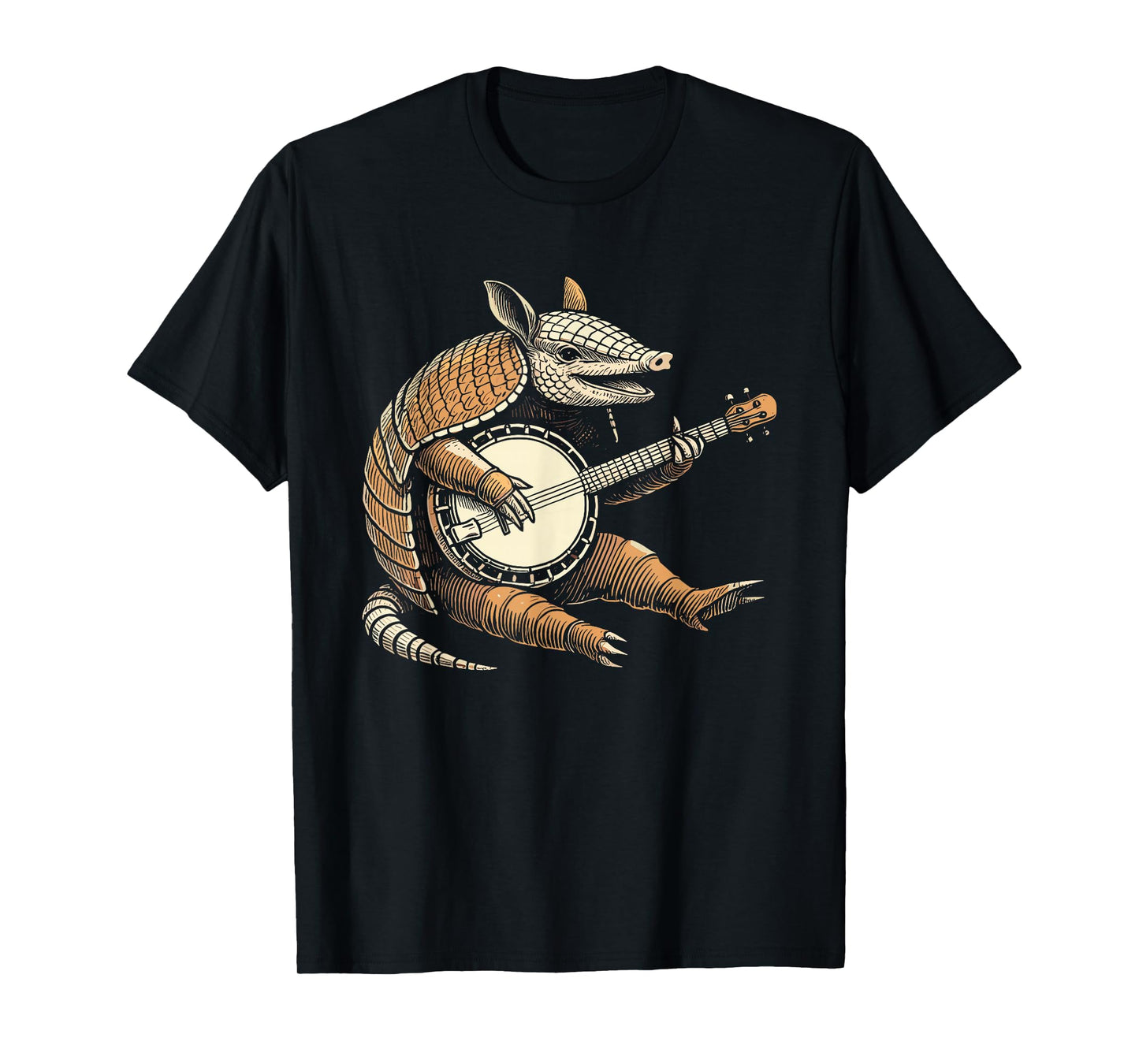 Banjo Armadillo String Instrument Finger Picking Banjo T-Shirt