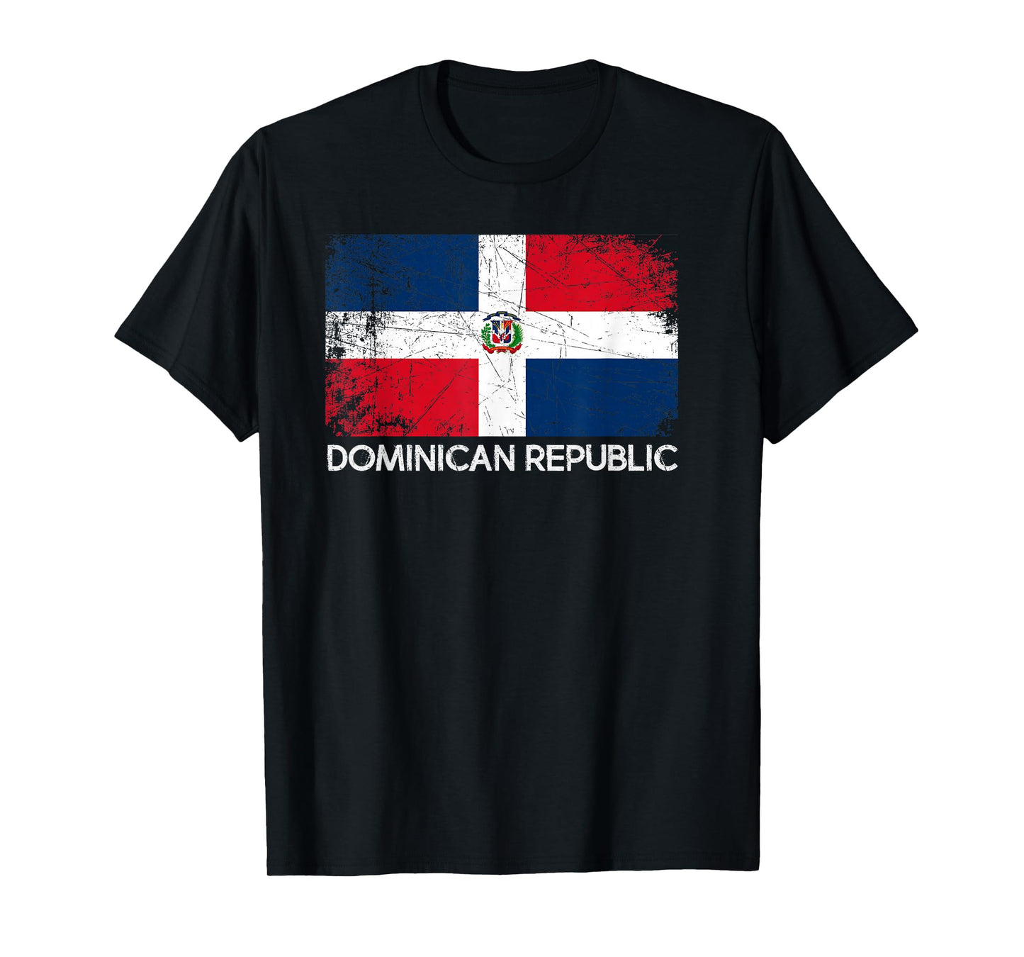 Dominican Flag | Vintage Made In Dominican Republic T-Shirt