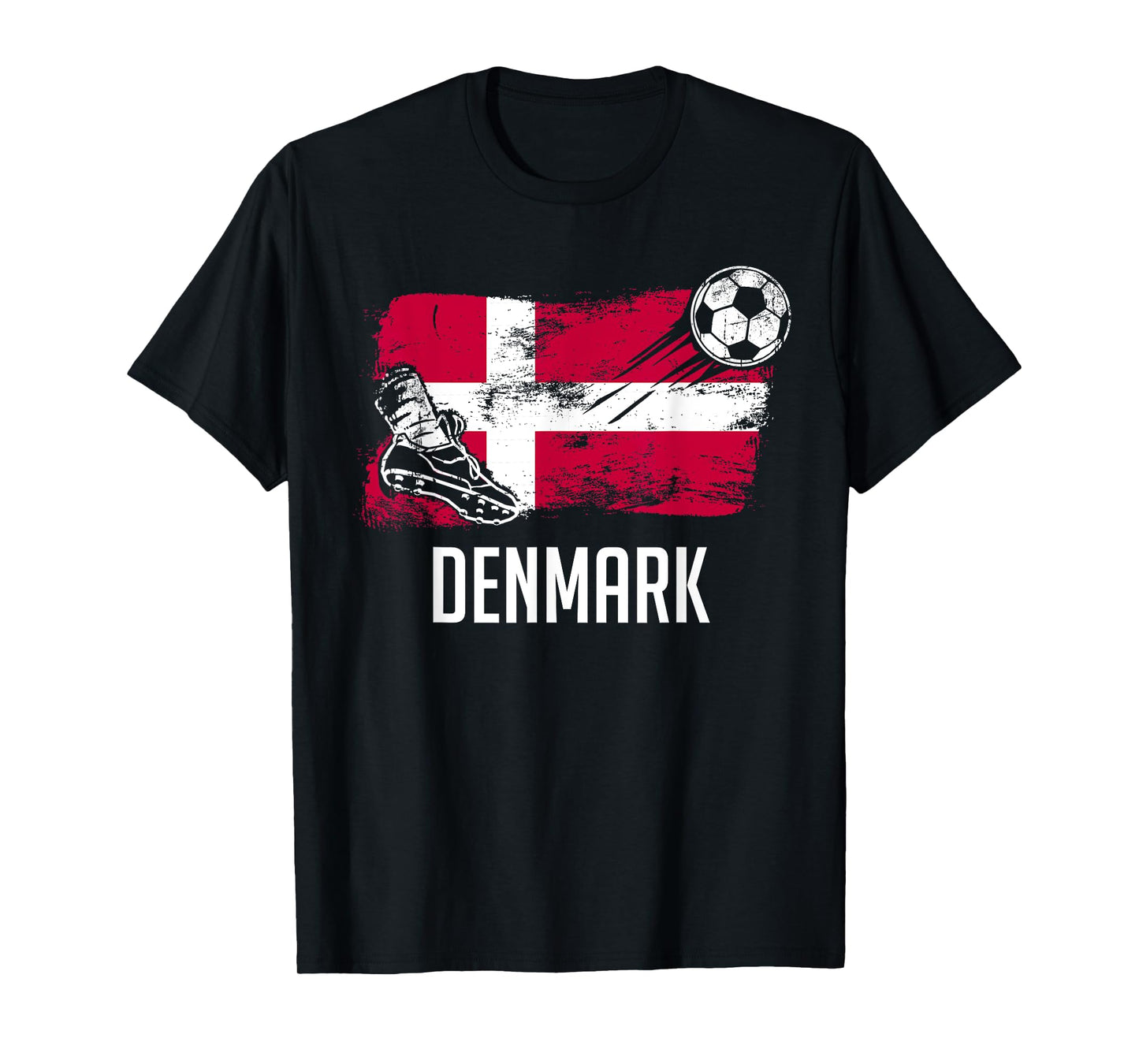 Denmark Flag Jersey Danish Soccer Team Danish T-Shirt