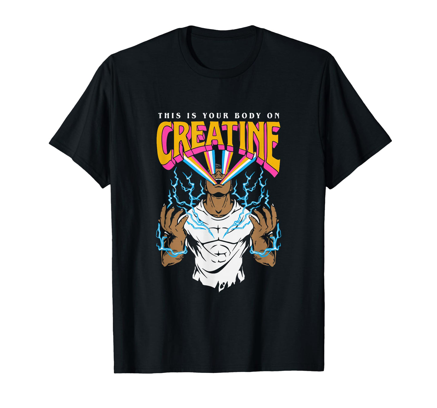 This is Your Body On Creatine Workout Gym Birthday Gift T-Shirt Small