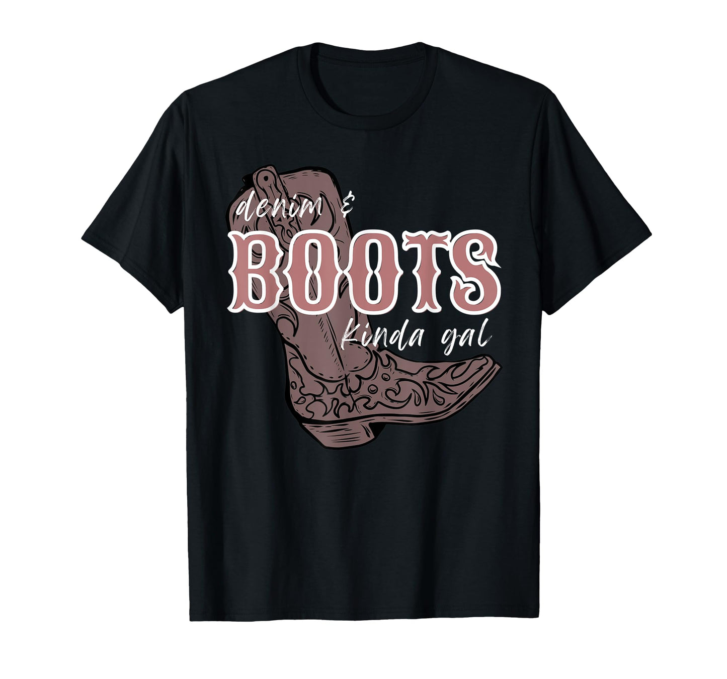 Denims and Boots kinda gals, country western farm boho Teen T-Shirt