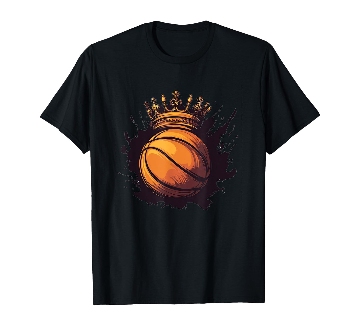 Cool Basketball with Crown T-Shirt