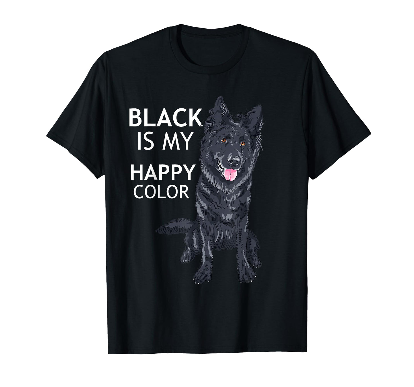 Cute Black German Shepherd - Awesome Cute Dog T-Shirt
