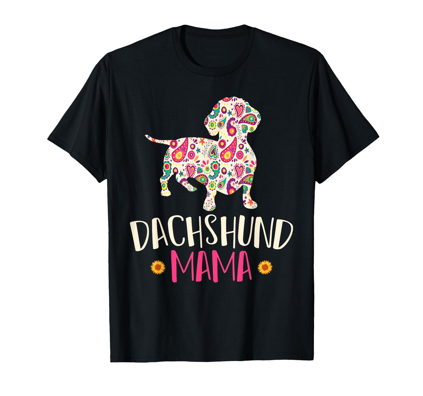 Wiener Mom Weenie Dog Vintage Dachshund T-Shirt