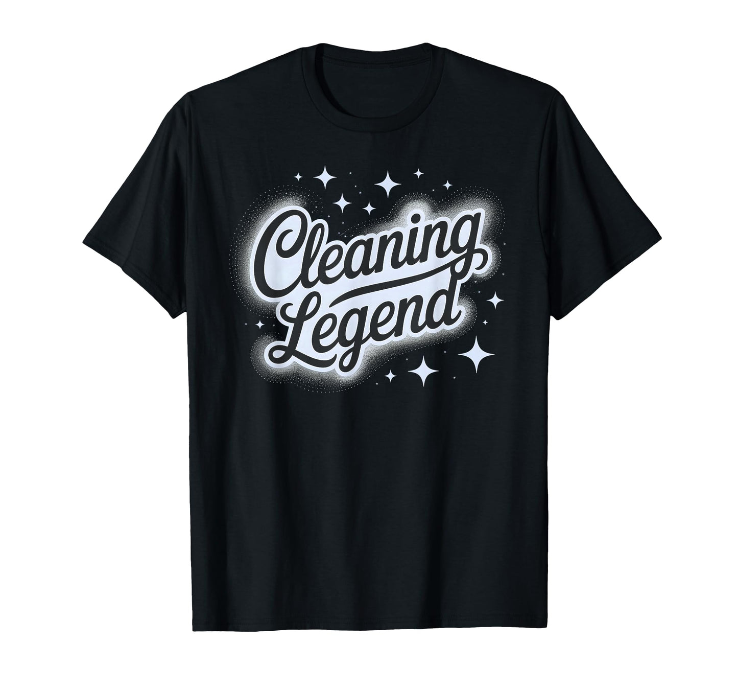 Motivational Cleaning Legend Housekeeper Crew Scrub Lady T-Shirt