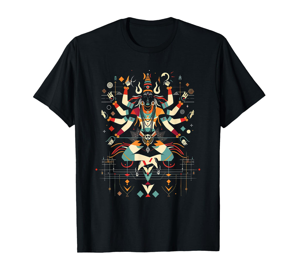 Shiva spiritual hindu god tandava dance yoga meditation T-Shirt